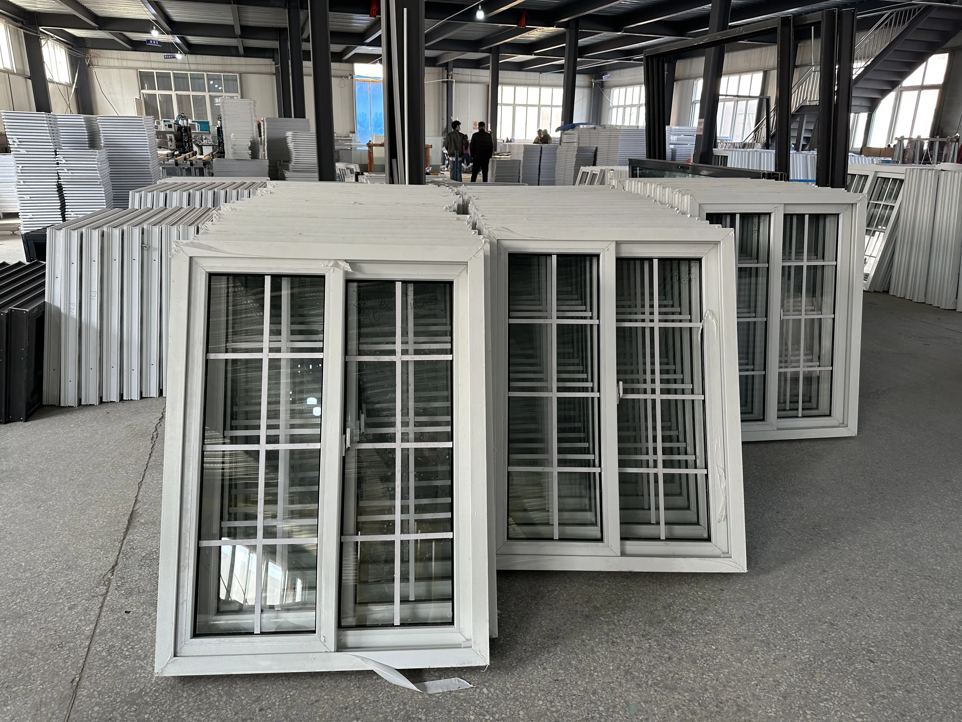 Customized Dominican Designs Upvc/Pvc Small Sliding Window Window Glass for Frame Sliding Balcony Window