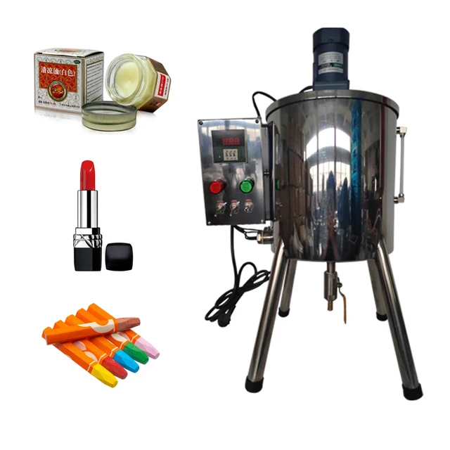 3.96GAL15L Lipstick Cosmetic Chocolate Hand Soap Heating And Mixing Tank Filling Machine Melting Filling Machines