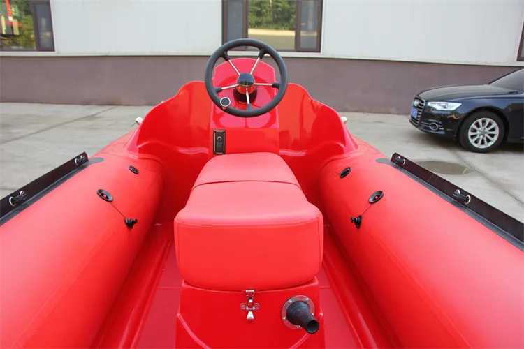 2024 New Design High Speed Jetski Boat 2 Person PVC/Hypalon Inflatable Mini Pontoon Jet Ski RIB-350 Boat with CE