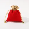 Red gold velvet