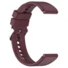 Burgundy (silver buckle)