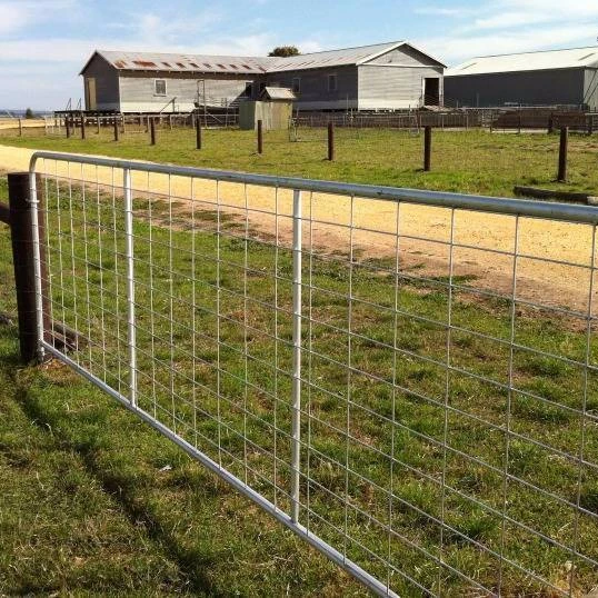 Galvanized welded wire mesh farm gates