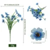 5-Headed Spring Grass Violet - Blue