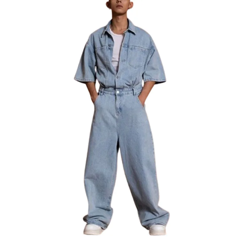 Shop High Quality Summer Mens Jump Suit 2025 - Denim Jumpsuits