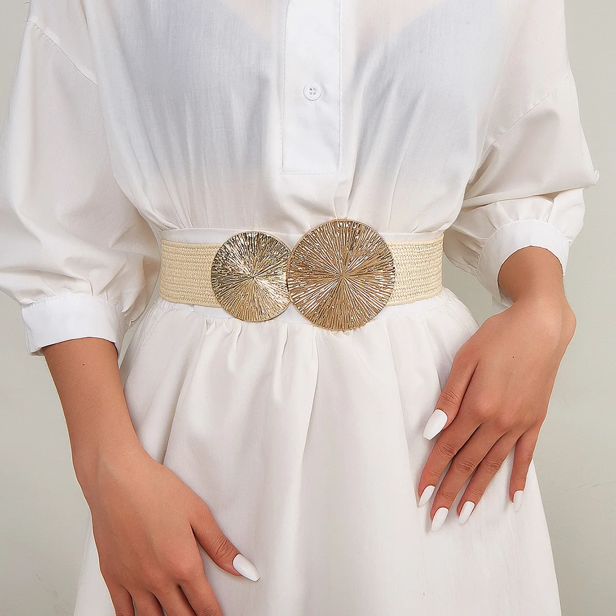 Shop Our Hot Sale Boho Belt for Dress - Double Buckle Style display picture 1