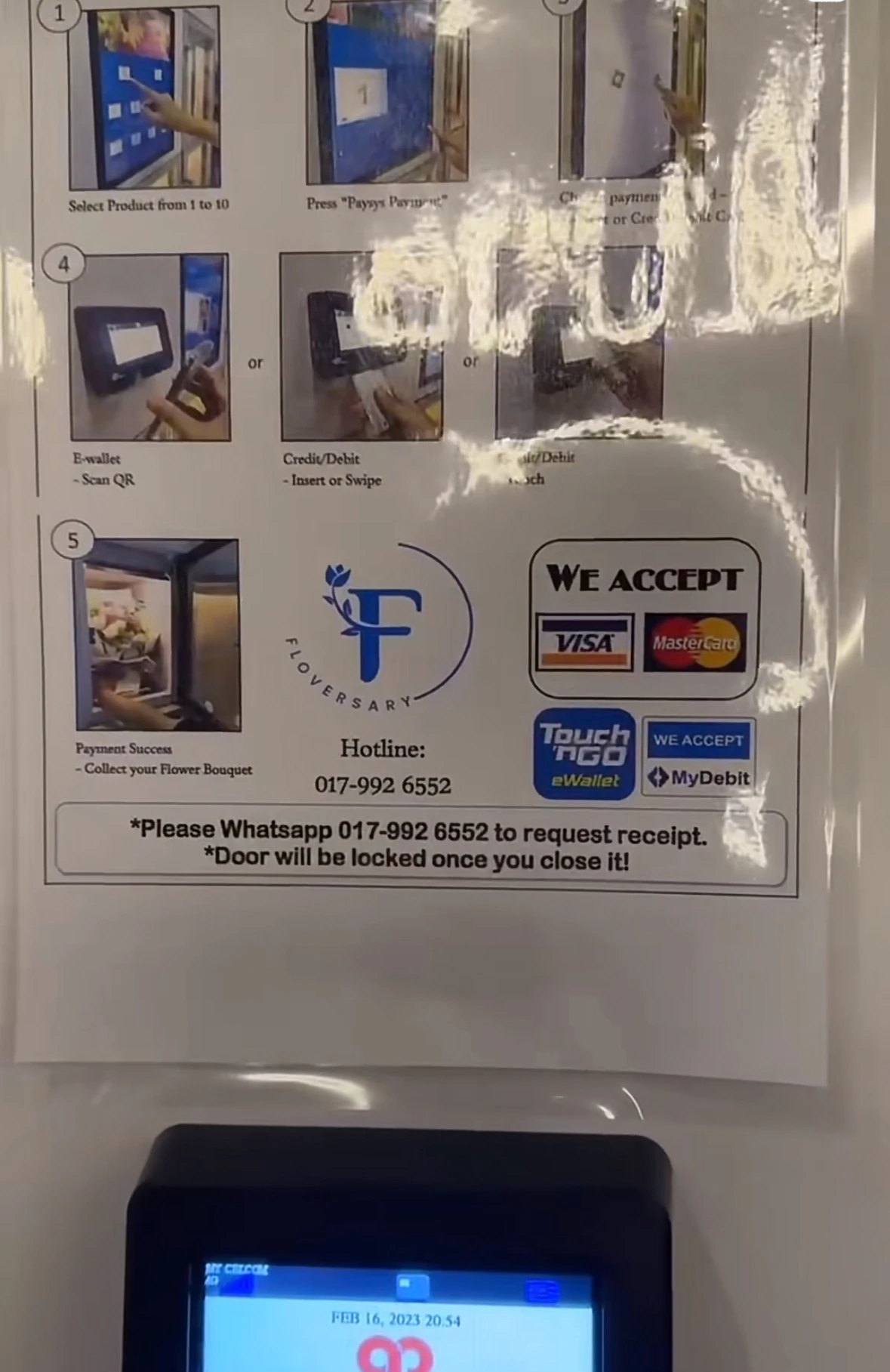 New Trend Automatic Flower Vending Machine Subway Use Fresh Flower Vending Machine for Sale