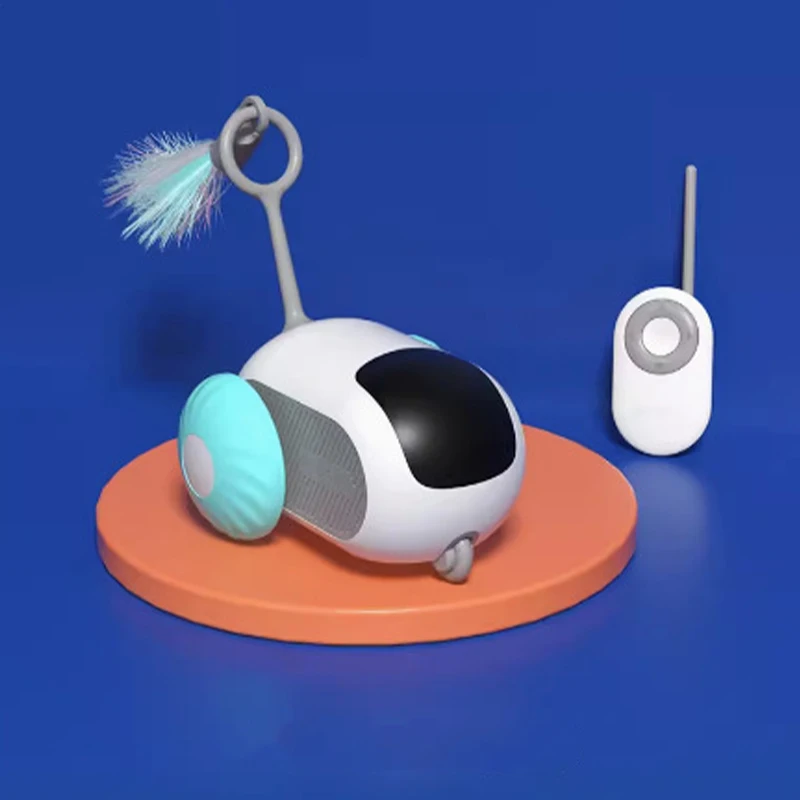 Interactive Toy for Dogs Cats USB Recharge Cat Teasing Toy Smart Remote