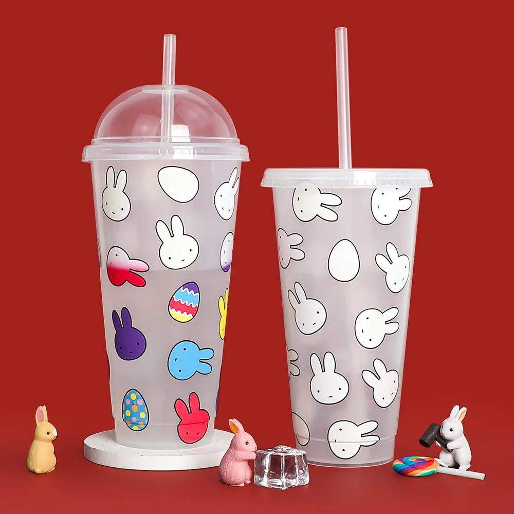 Easter Tumbler Personalised Easter Chick Cup With Swirly Straw