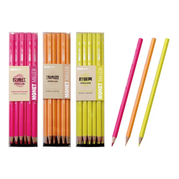OEM цветные карандаши 12 видов цветов доступны 24 штук в коробке