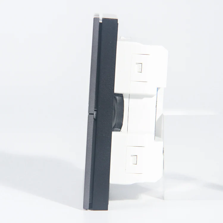 KNX Smart Automation System Smart Home Hotel Wall Switch Intelligent Grey Plastic 4 Push Button Panel