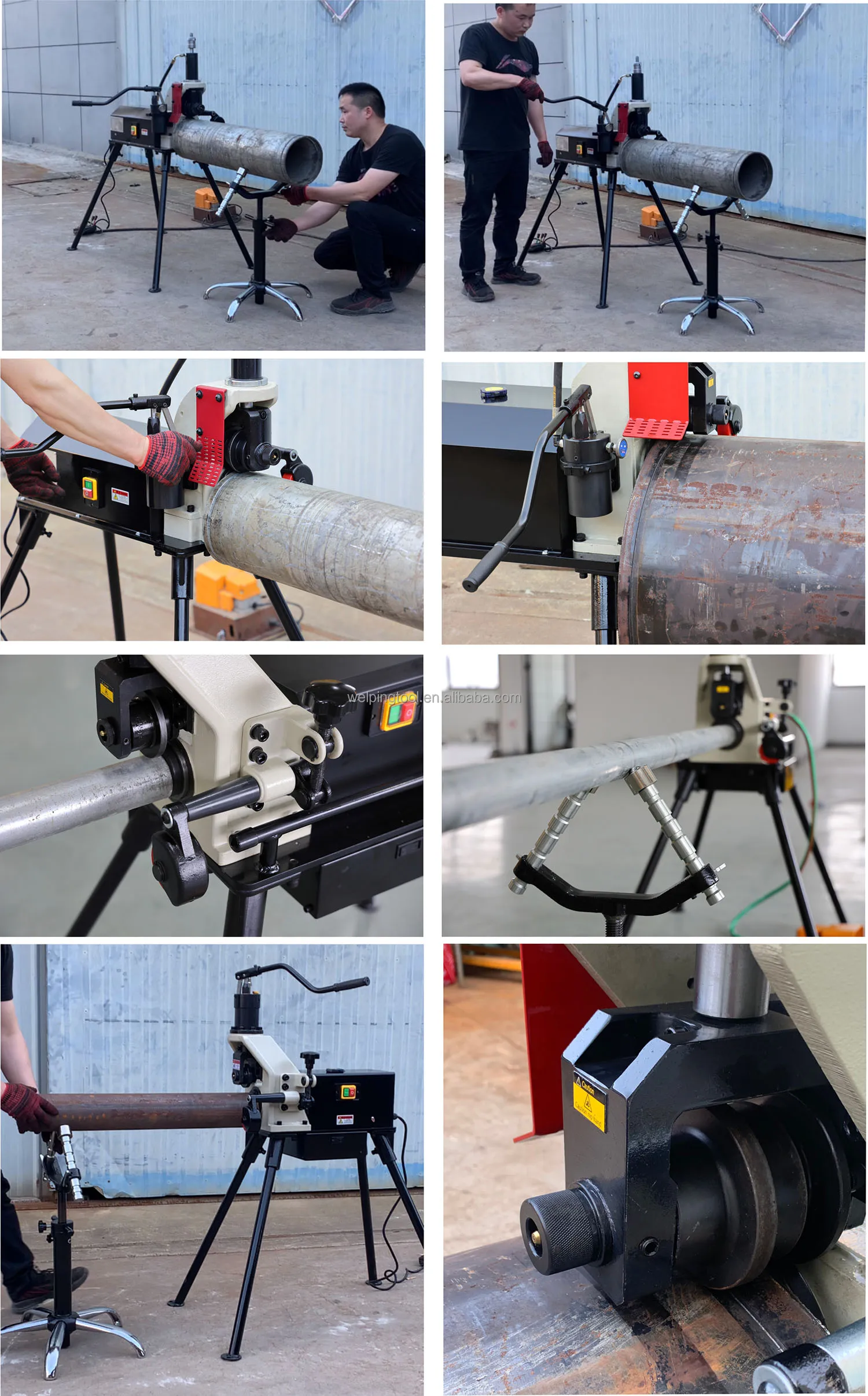 Low Noise High Performance With Compact Size Hydraulic Drive Pipe Roll