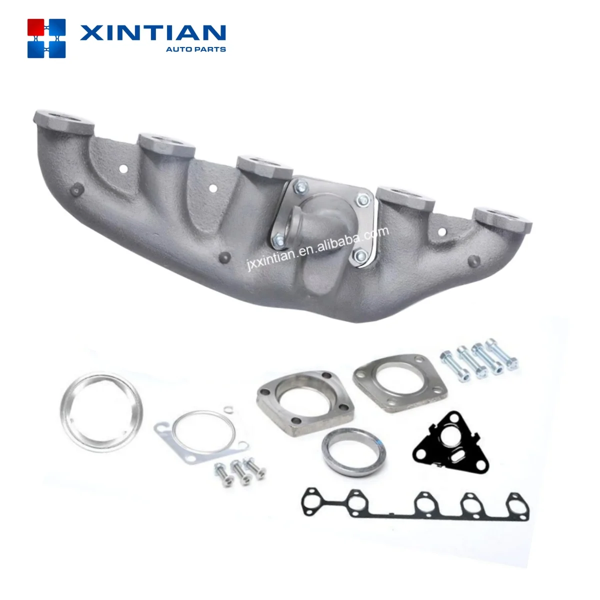 New Condition VW T5 Transporter 2.5 TDI AXD AXE Exhaust Manifold Kit 070253017A Fits 2003-2010 Touareg & 2004-2010 Camper