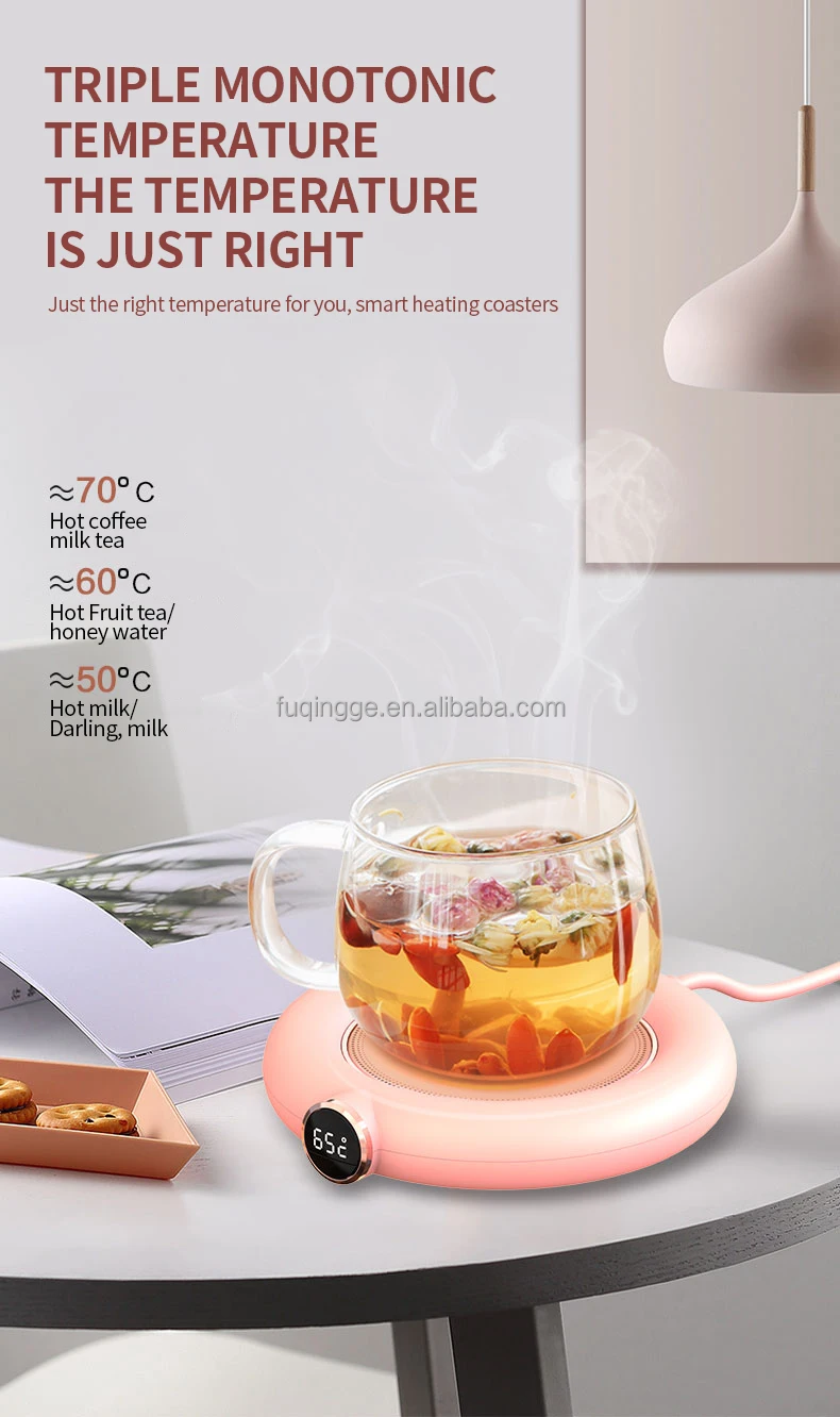Coffee Tea Cup Warmer Desktop 55 65 75 Degree Constant Temperature Cup