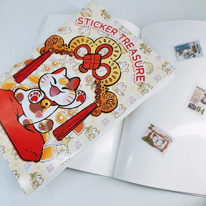 Release Paper Side By Side Activity Book Design Sticker Books For Kids