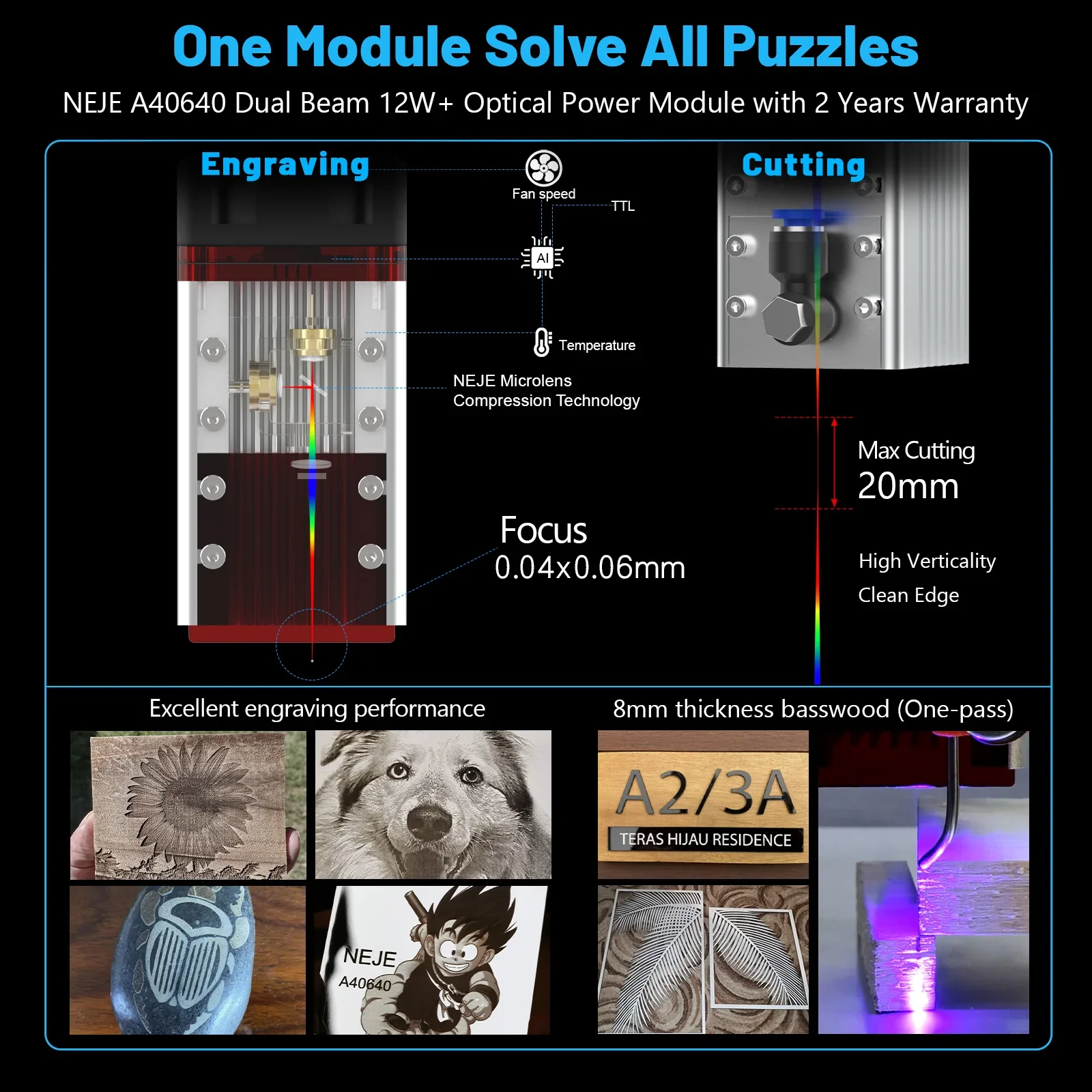 NEJE 3 Max V2 A40640 DIY CNC Laser Engraver Wood Carving Cutting for Acrylic Leather Picture Laser 3d Printer Marking Machine