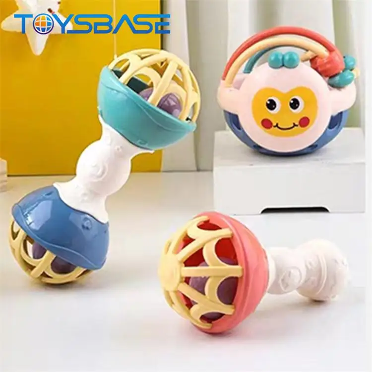 Оптовая продажа, Прорезыватель для зубов и набор из мягкой резины, детские погремушки, музыкальные игрушки, детские погремушки