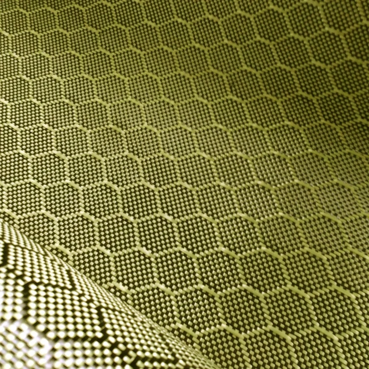 Carbon Fiber Honey Comb Weave Hexagon Carbon Colorful Kevlars Carbon Fiber Fabric
