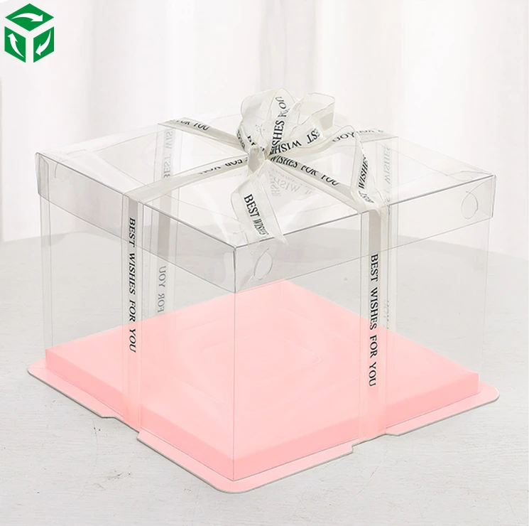 Wholesale Transparent Plastic PET Box Gift Packaging 