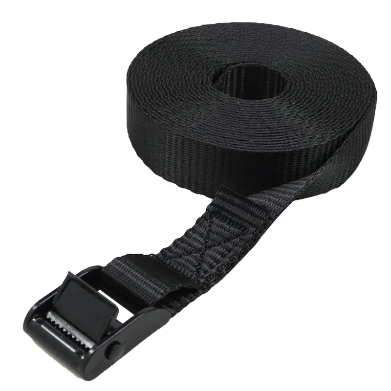 25mm cam buckle small camstrap black paint webbing tie down