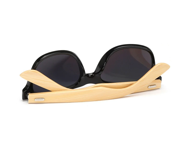 Promotion Square Bamboo Wood Wooden Sunglasses Mirror Rivet  display picture 1