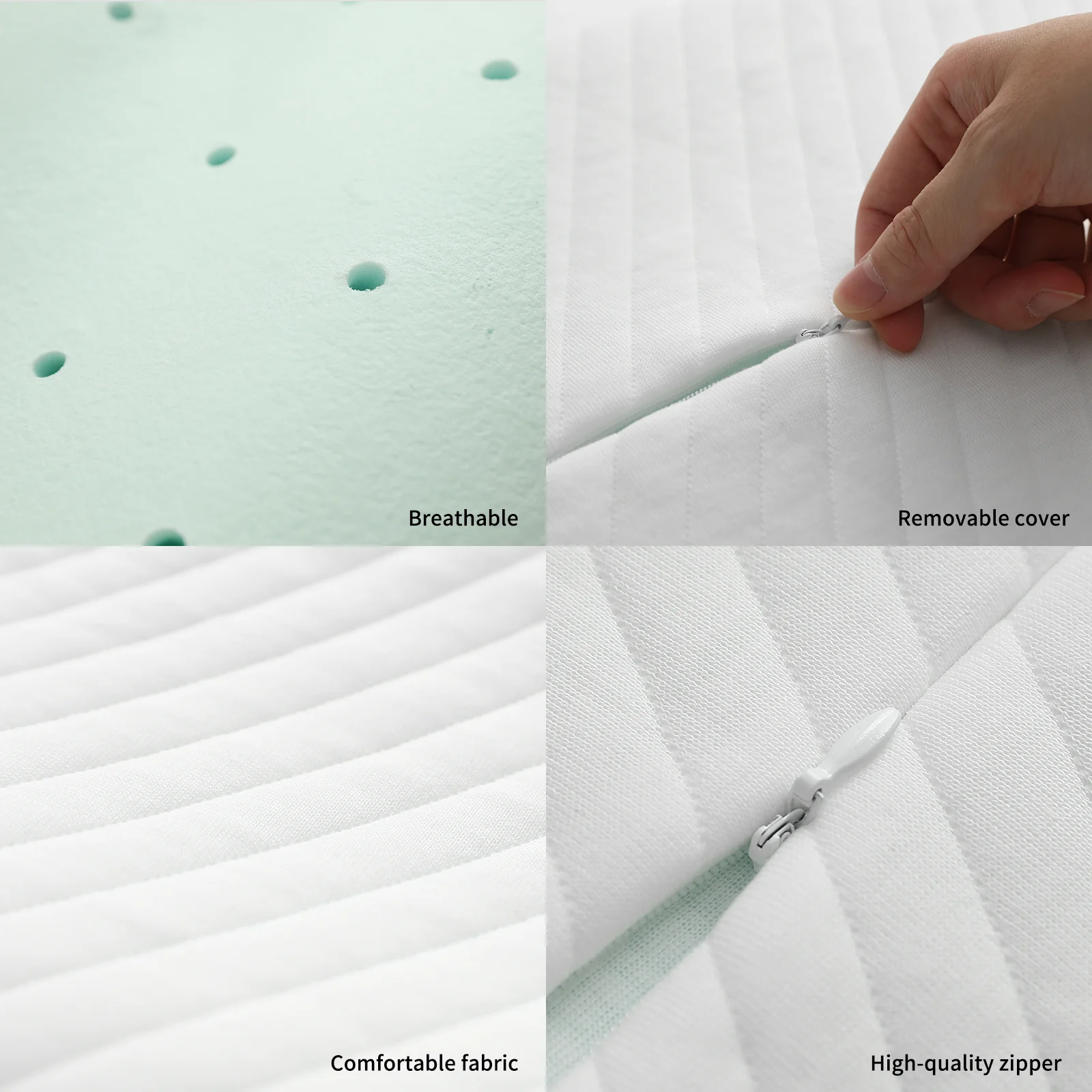 Deep Sleeping Oem Odm Removable Cover 100% Polyester Fiber Wedge Custom Pillows Memory Foam_voghion.com