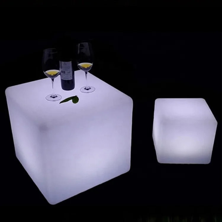 DMX Control Glowing Cubes Lighting Cube LED Furniture