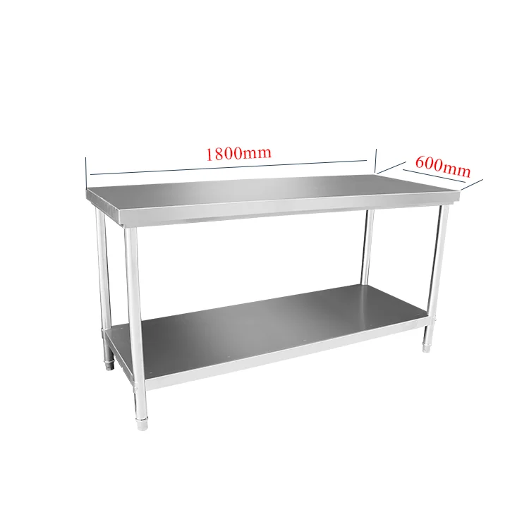 201 / 304 Stainless Steel Work Table Worktable For Commercial Kitchen ...