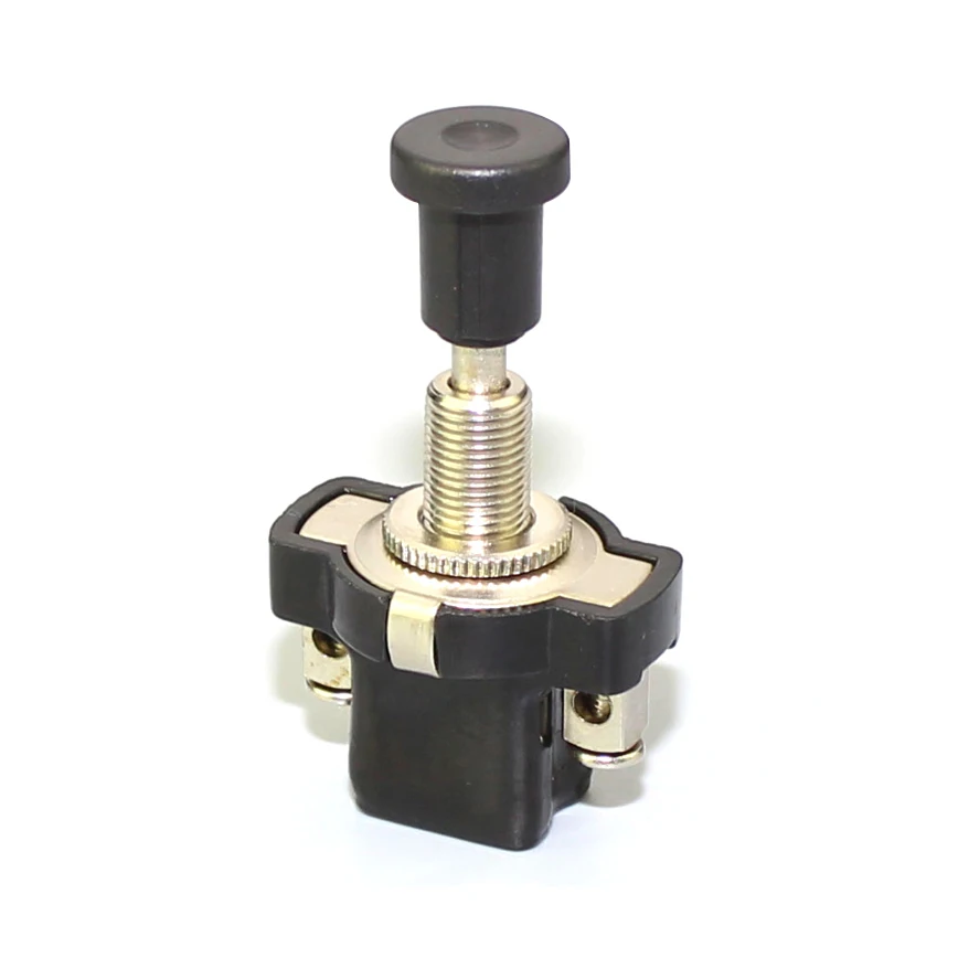 Black 15a Push Pull Switch