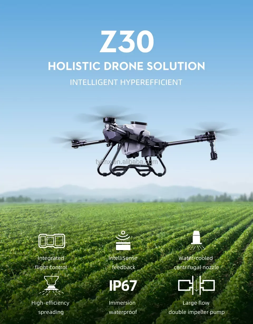 Agricultural Spraying UAV  Z30 Sprayer Drone Water Tank details