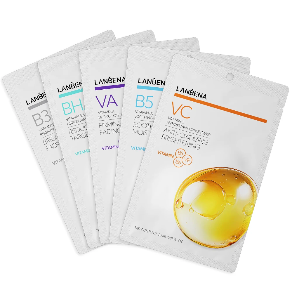 LANBENA VITAMIN C Korean Face Maskes Sheet Skin Care for Women