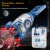 Rocket car bubble machine-manual version-blue and white
