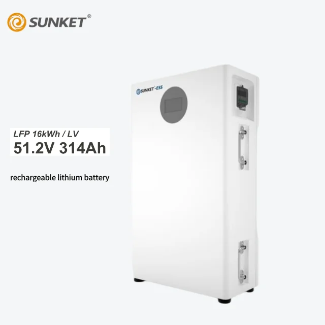 SUNKET 16 kWh EU skladové zásoby samostatný hybridní síťový systém 100 Ah kapacita nízkého napětí LiFePO4 bateriový balíček pro ukládání solární energie rozdělený typ