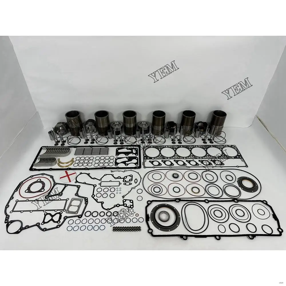 C11 Engine Rebuilding Kit With Full Gasket Set Cylinder Piston Rings Liner Bearing Valves for Caterpillar