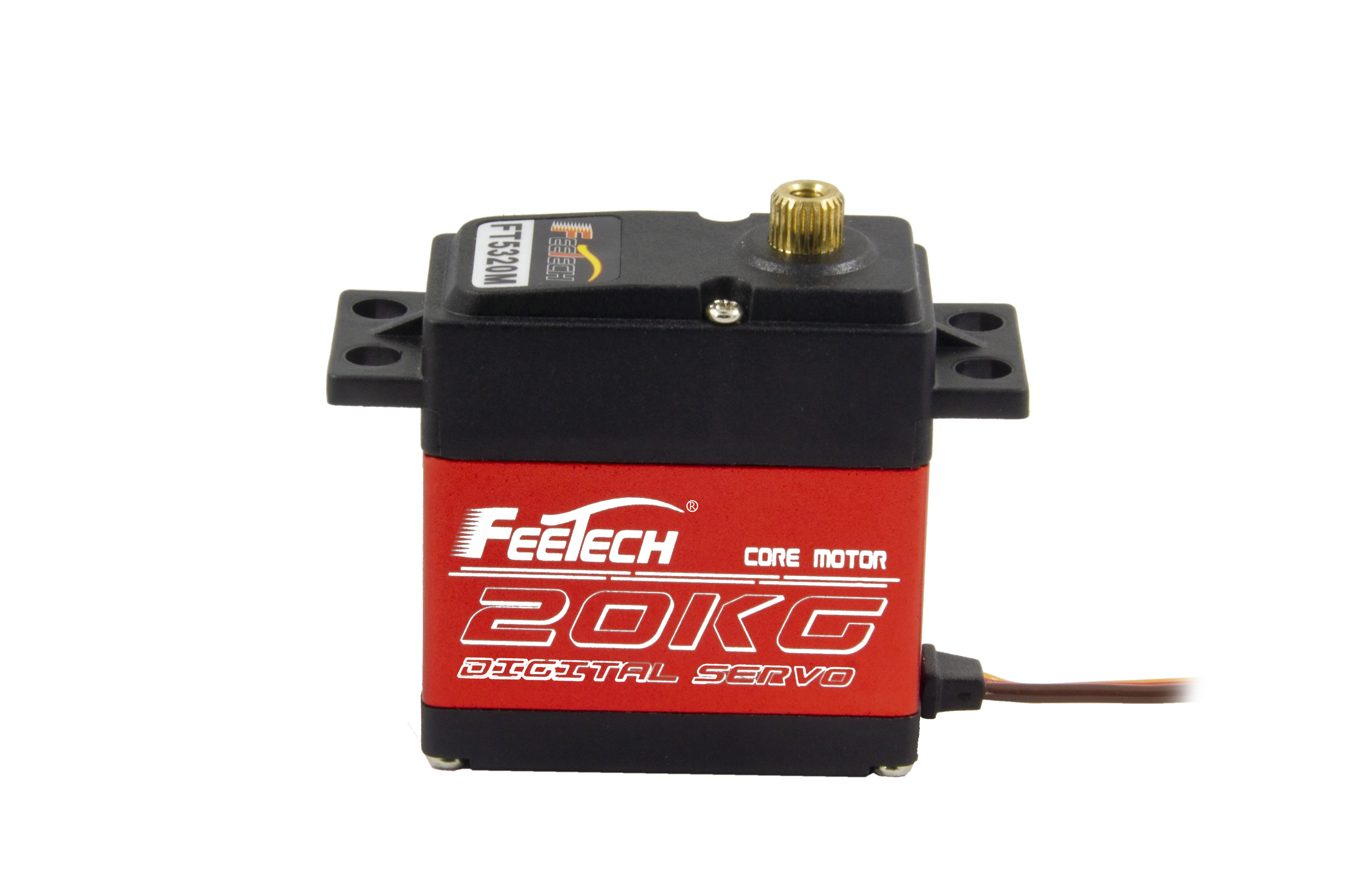 FEETECH FT5320M Digital RC Servo Motor 20KG High Torque Full Metal Gear Waterproof for Baja Cars Robot DIY 180 Degree