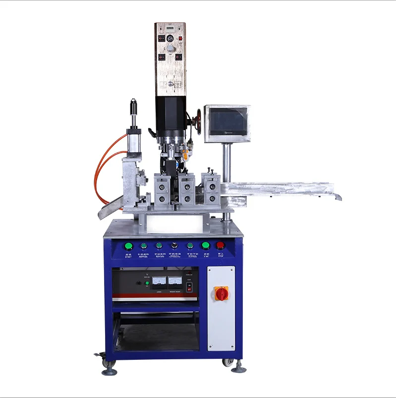 Automatic Equipment Ultrasonic Welding Machine Making Hook and Loop  Welding Machine