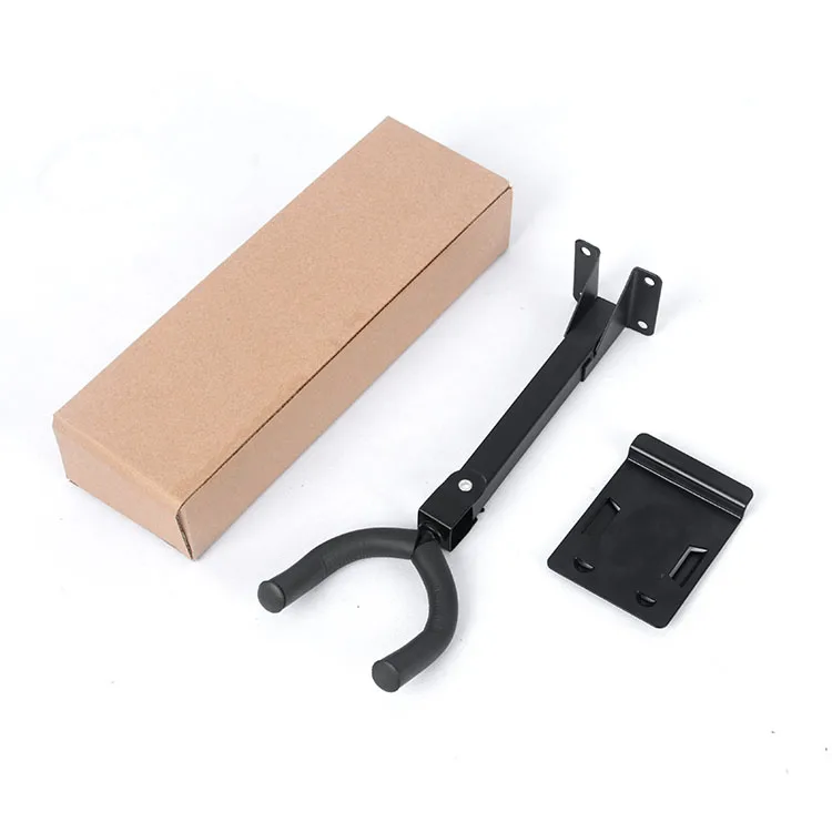 OEM черная настенная подставка для гитары с крючком Регулируемая на 180 градусов адаптером SlatWall