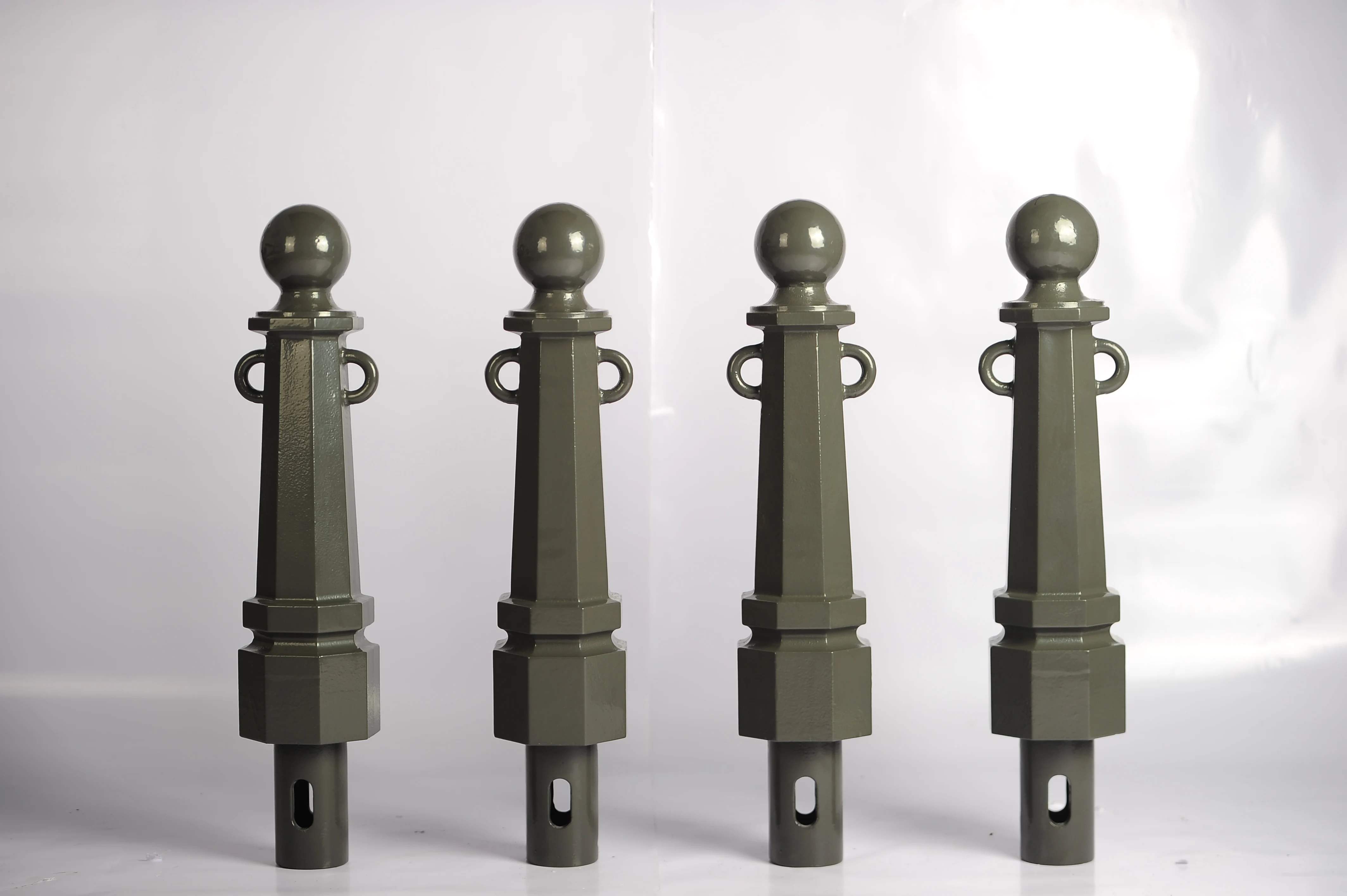 Cast Iron Parking Guard Post - Movable Traffic Barrier