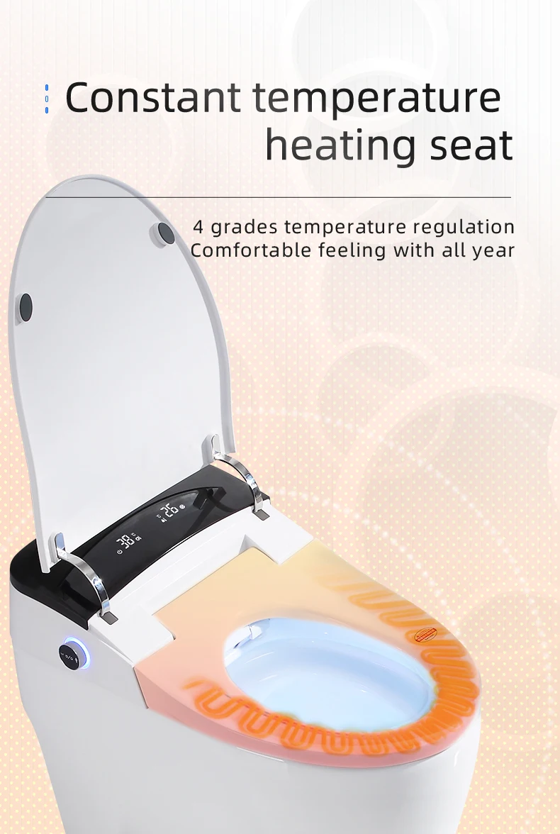 Floor Mounted Wc Automatic Cheap One Piece Japanese Toilet Bowl Price Intelligent Ceramic Bathroom Korean Smart Toilet Commode