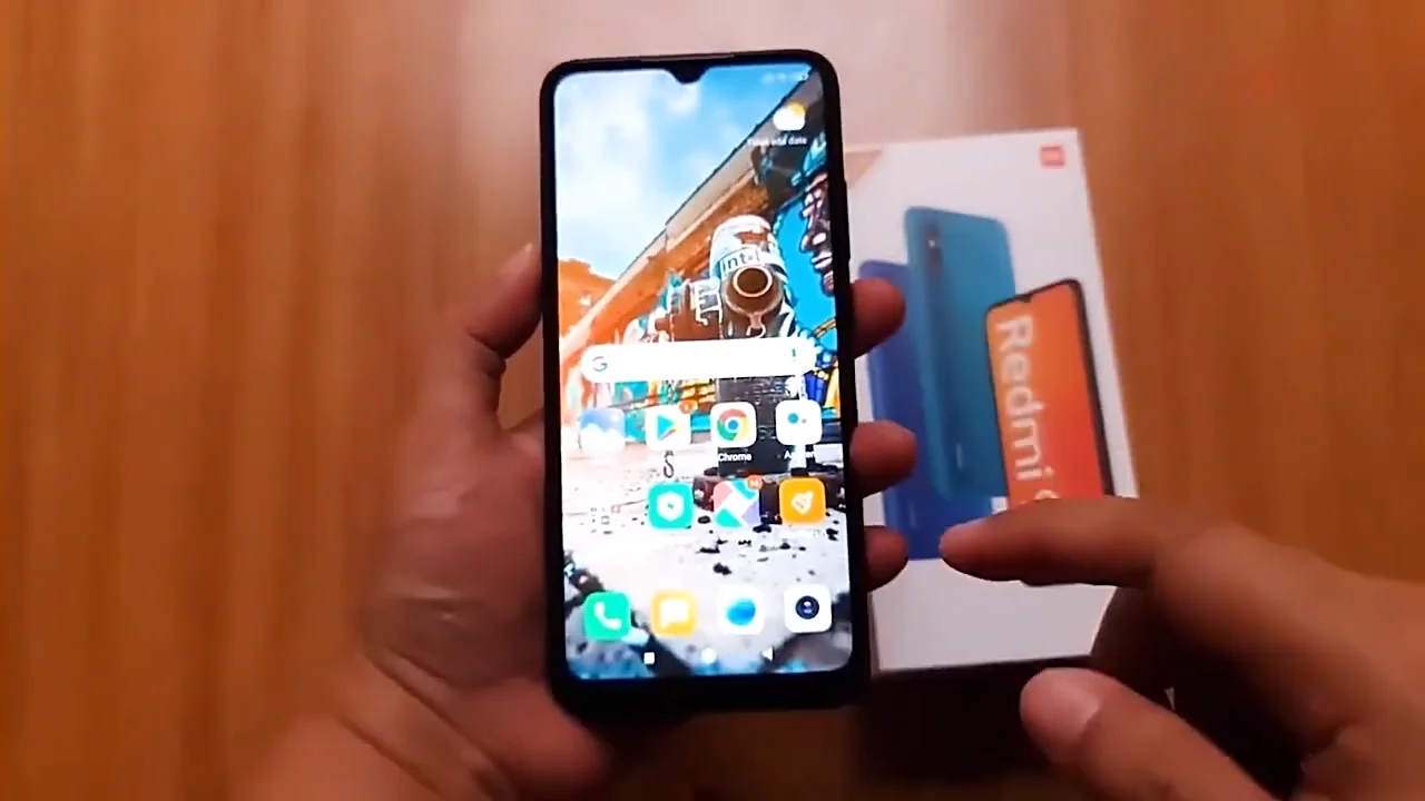 53 "显示智能手机小米redmi 9a