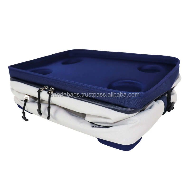 Customized Collapsible Extra Large Soft Portable Cooler Bags Leakproof Insulated Cans Cooler Box for Beach Camping Travel Picnic