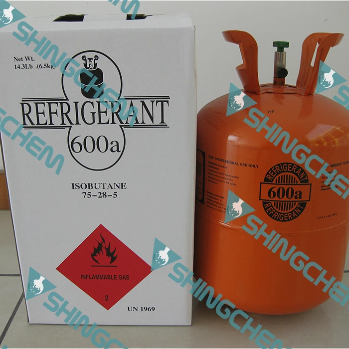 6.5kg Net Weight Gas R600A Refrigerant Factory Providing - China