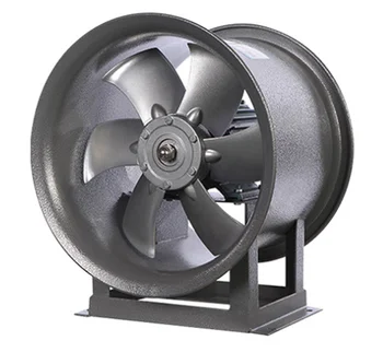 High air volume and Explosion proof equipment high pressure T35 axial fan Ducted industrial exhaust fan with iron blade