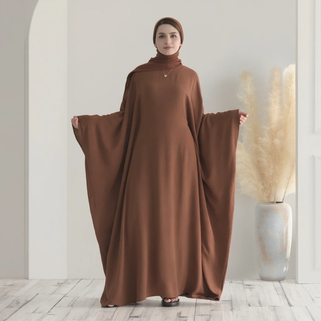 Loriya Fashion New Abaya Manufacturer Islamic Clothing Muslim Abaya Women Muslim Dress Polyester Kaftan Abaya Women's Dresses