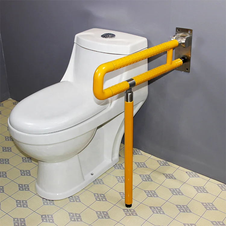 不锈钢马桶扶手批发厕所防滑无障碍u形扶手框架折叠助推器老年人