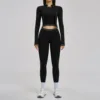 coat+bra+pants black
