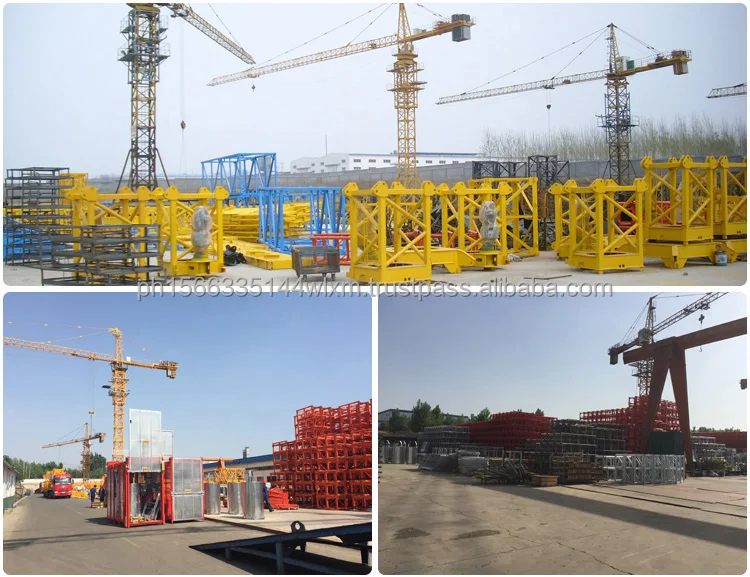 China Brand New 12 Ton 10 Ton 8ton Lifting Construction Tower Crane