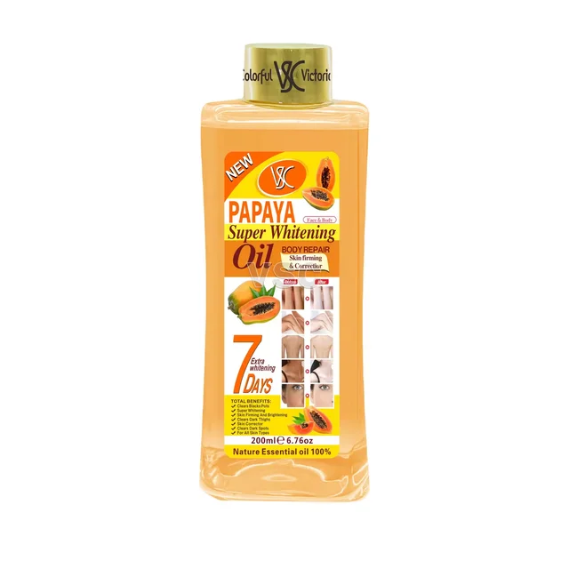 Wholesale  Body Papaya Oil  Body Shimmer Oil Anti-Acne Essential Gold Oil for Female