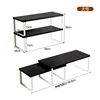Black with white frame, large and small sizes, 50cm