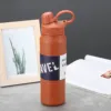 Orange spray plastic