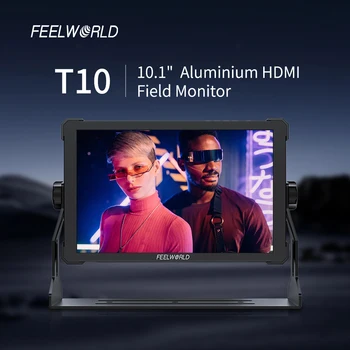 FEELWORLD T10 Professional DSLR Field Camera Monitor 10.1" Touch Screen  Aluminium OEM Factory Direct With NP-F Power Kit detail image